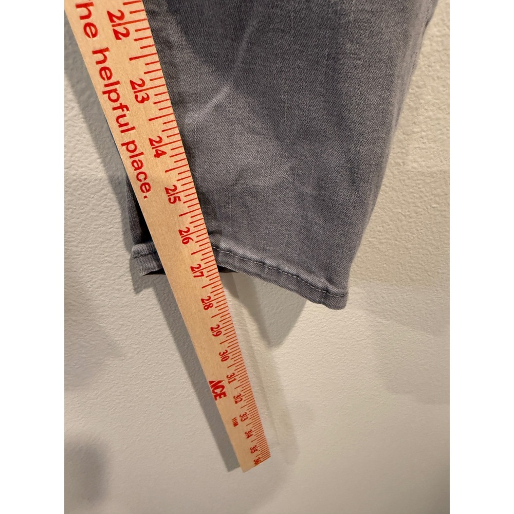 Simply Vera Vera Wang High‎ Rise Skinny Jeans Gray Wash Women's Size 12 - Picture 6 of 10